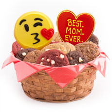 W456 - Sweet Emojis - Best. MOM. Ever. Basket